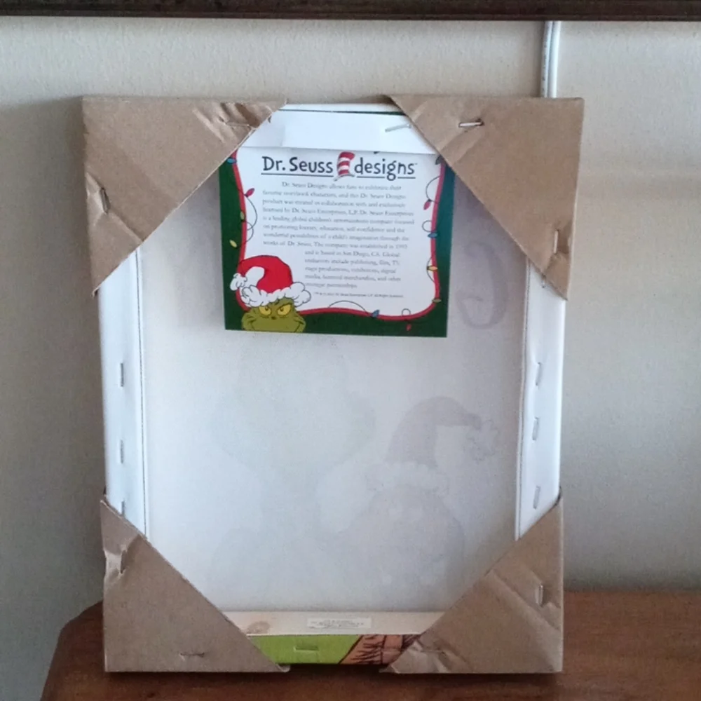 Grinch canvas picture